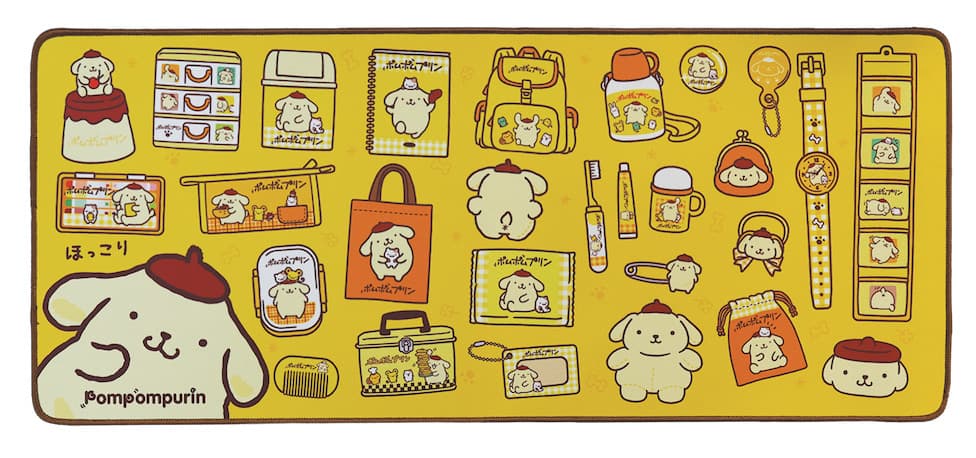 Pom Pom Purin Jumbo Desk Mat